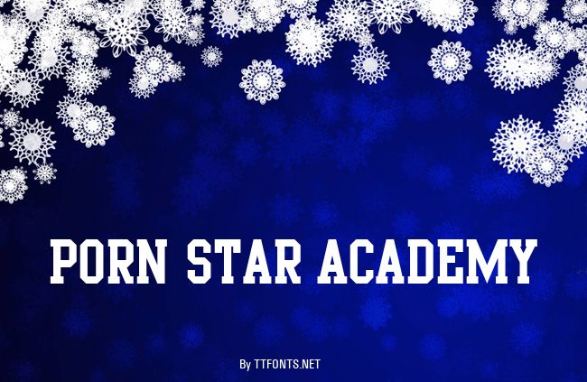 Porn Star Academy example